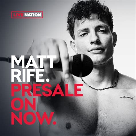 live nation matt rife presale code|Here’s The List of Matt Rife Presale Codes So You Can Snag。